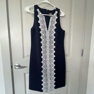 Size 8 Navy blue lily inspired dress
